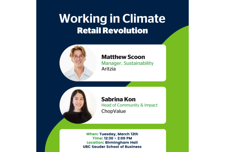 Working in Climate Retail