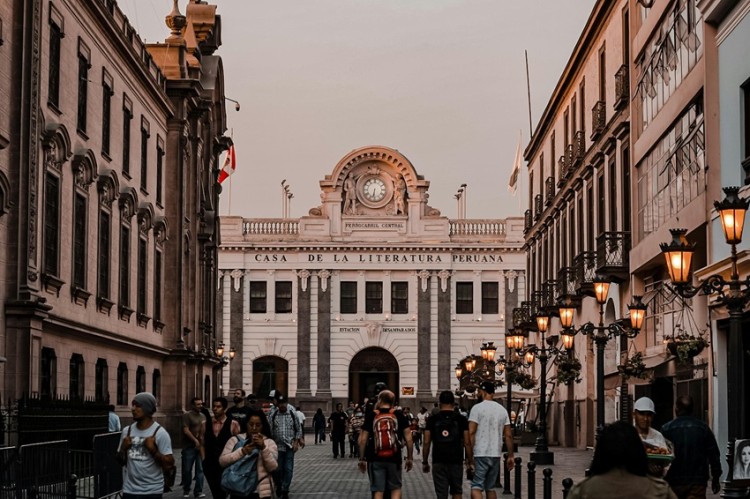 House of Peruvian Literature in Lima