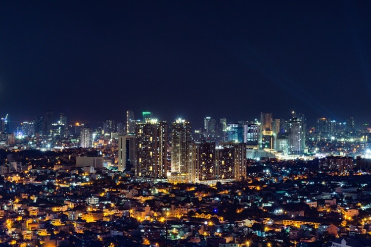 Manila at night