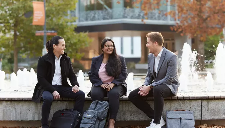 UBC Sauder students campus