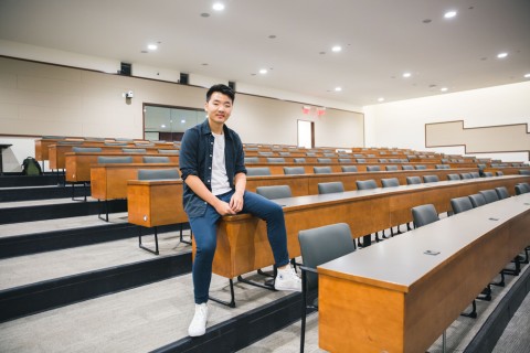 Larry Chen, recipient of the Matthew H. Henderson Memorial Prize