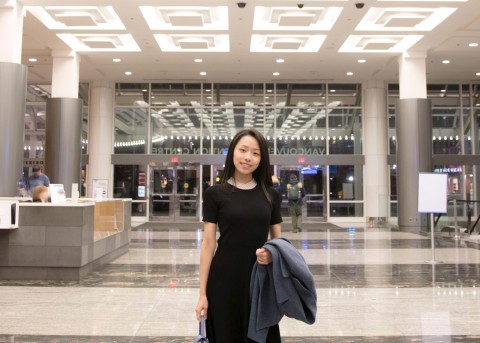 Erika Chen at the Vancouver Convention Centre. 